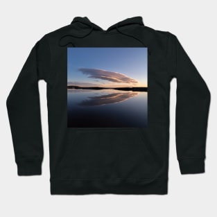 Lenticular clouds reflection Hoodie